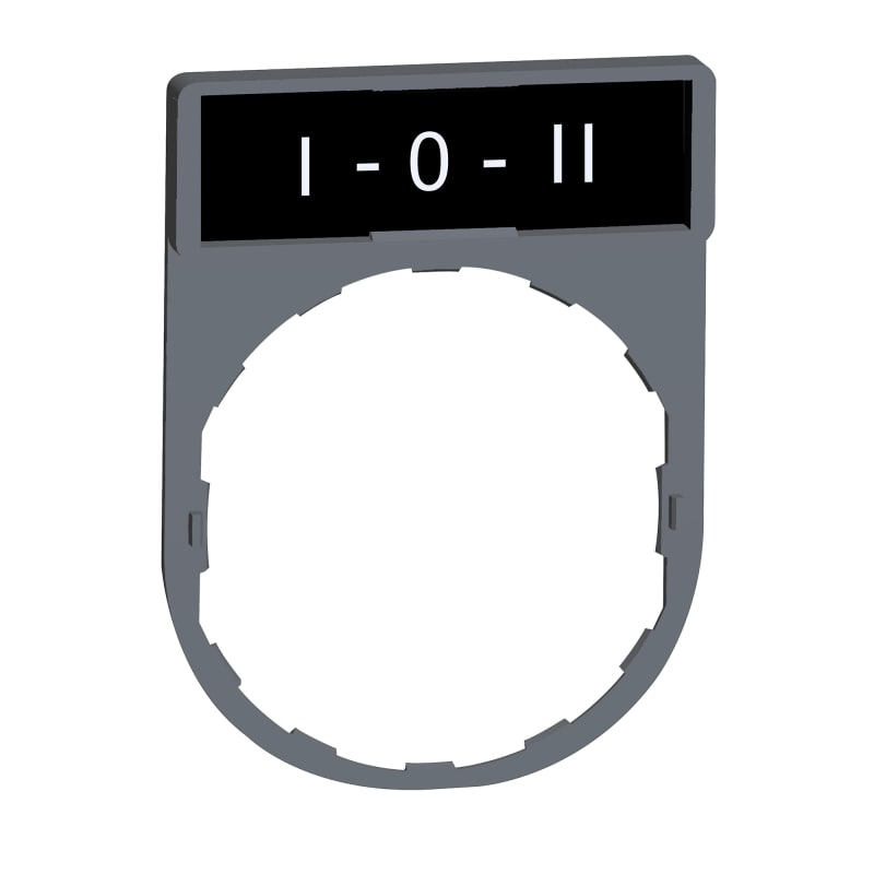Sign Frame grey with sign+text (ZBY2186C0)