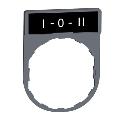 Sign Frame grey with sign+text (ZBY2186C0)