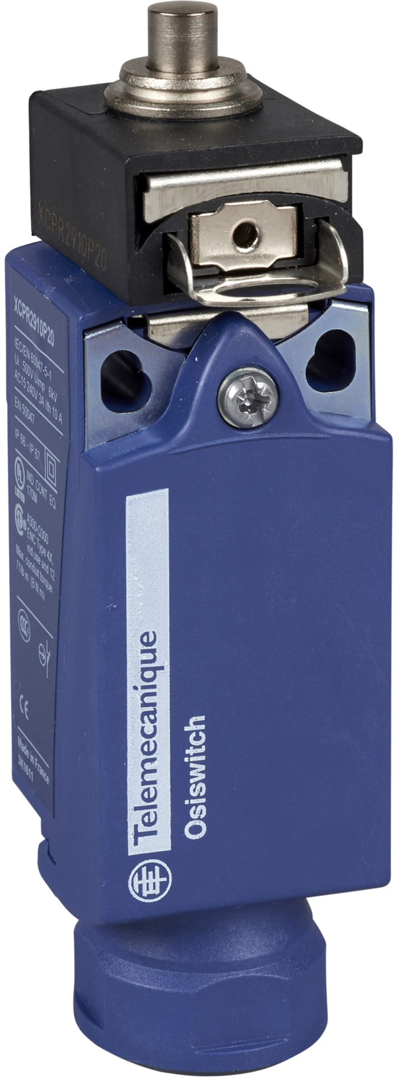 Telemecanique XCPR2510G13 Limit Switch, Metal Plunger, PG13 entry
