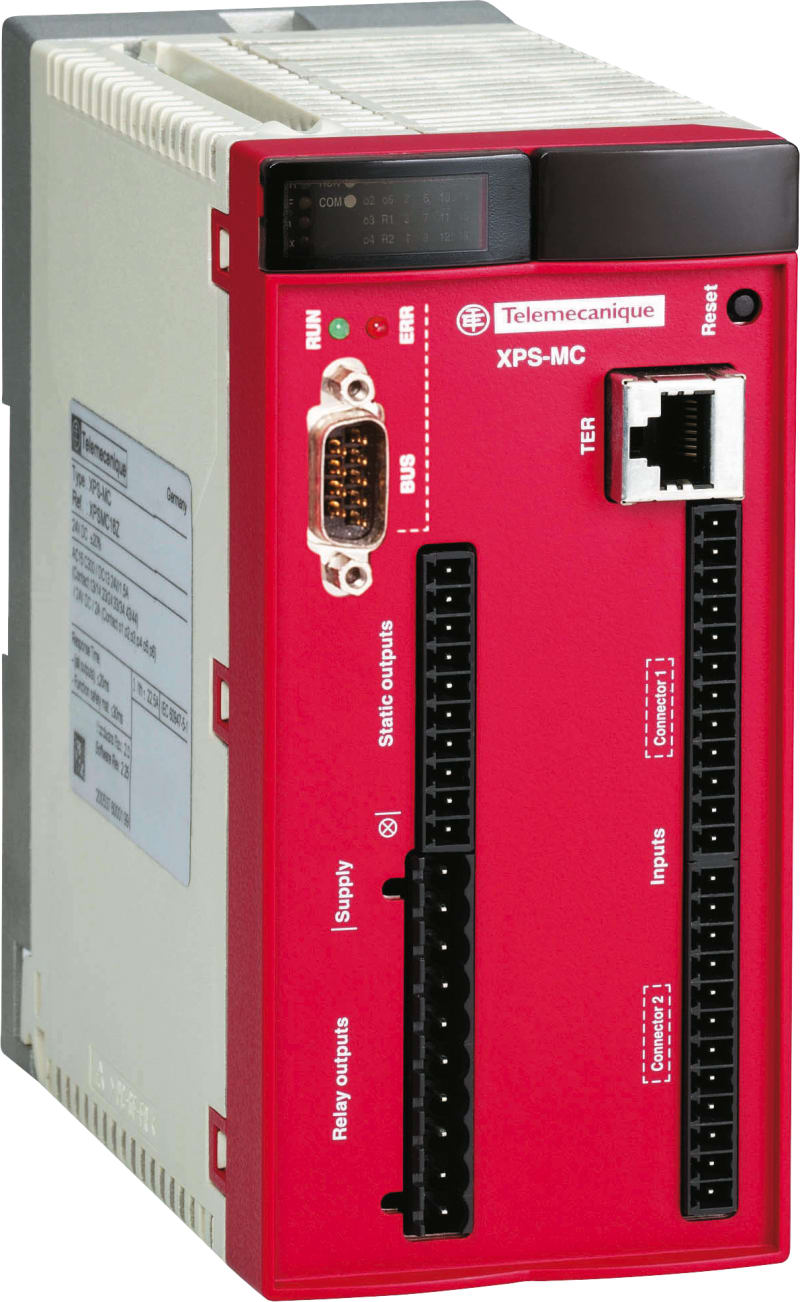 Schneider Electric safety controller XPS-MC - 24 V DC - 16 input - 32 LEDs signalling XPSMC16ZP