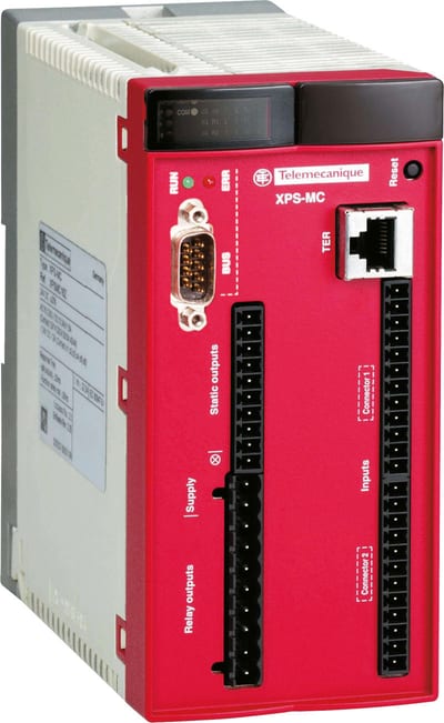 Schneider Electric safety controller XPS-MC - 24 V DC - 16 input - 32 LEDs signalling XPSMC16ZP