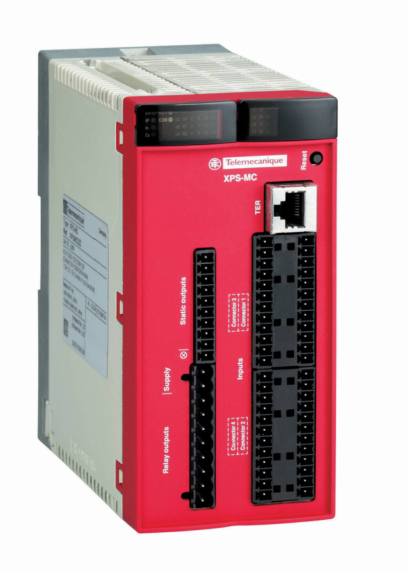 Schneider Electric safety controller XPS-MC - 24 V DC - 32 input - 46 LEDs signalling XPSMC32Z