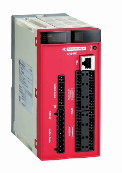 Schneider Electric safety controller XPS-MC - 24 V DC - 32 input - 46 LEDs signalling XPSMC32Z