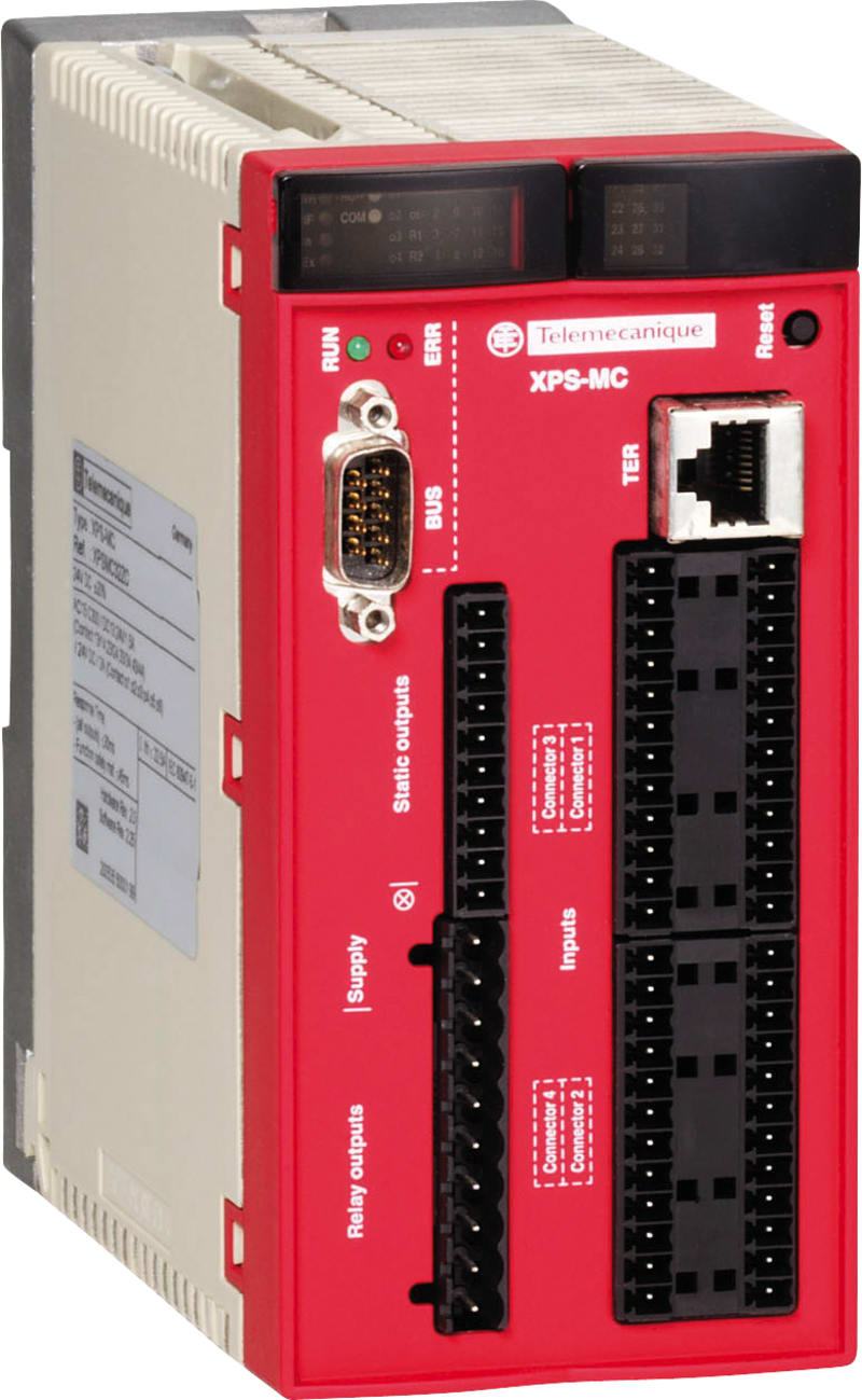 Schneider Electric safety controller XPS-MC - 24 V DC - 32 input - 48 LEDs signalling XPSMC32ZC