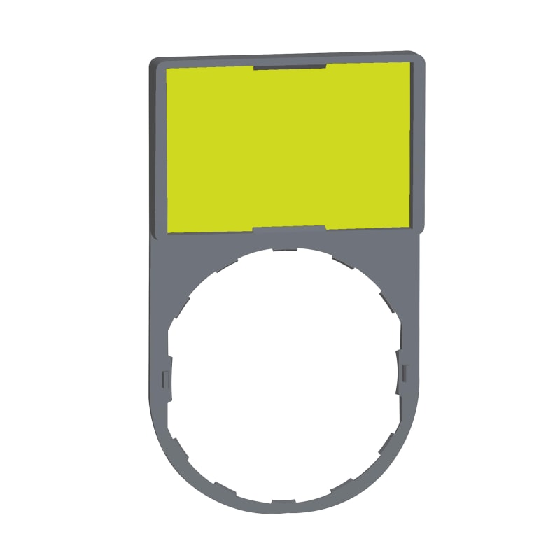 Schneider Electric ZBY6102C0 Legend Holder 30 x 50 mm, Blank Legend