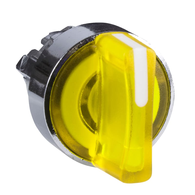 Selector switch with light 3POS.RET.H/v yellow (ZB4BK1583)