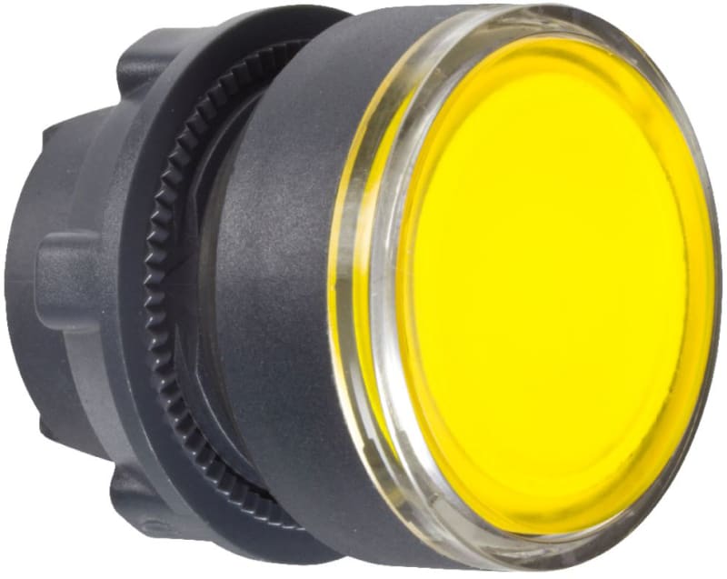 Illuminated Push Button pressure/pressure yellow (ZB5AH083)
