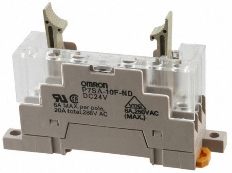 Plinth FOR 4-Pole G7SA Relay (P7SA10FNDDC24)
