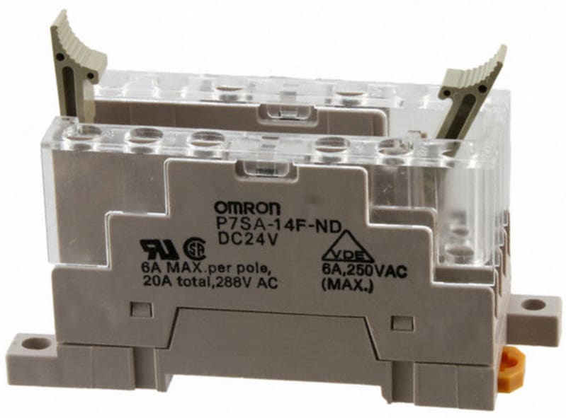 Plinth FOR 6-Pole G7SA Relay (P7SA14FNDDC24)