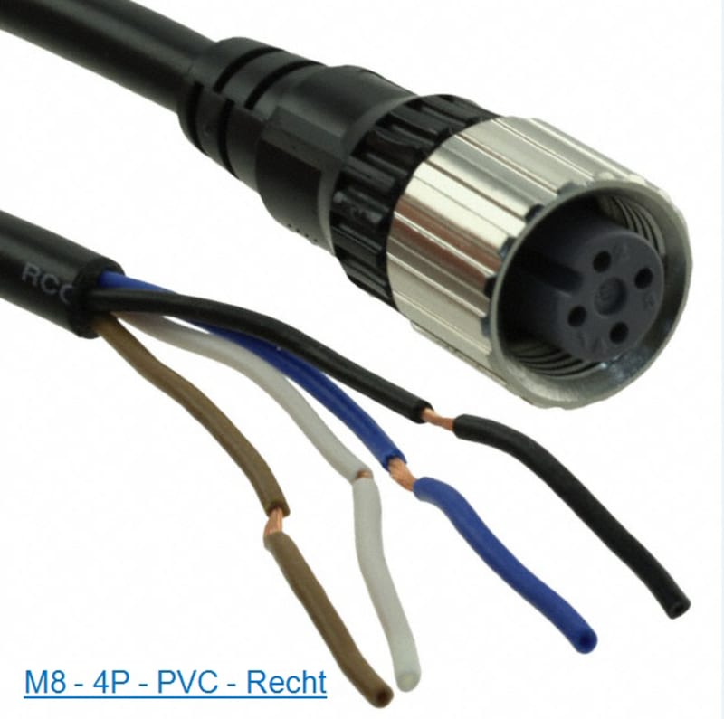 Cable M8 STRAIGHT 4-Pin PVC 5M (XS3FM8PVC4S5MEU1)