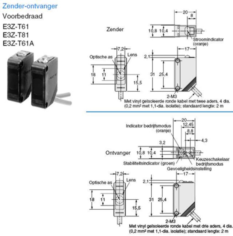 Photocell (E3ZT81)