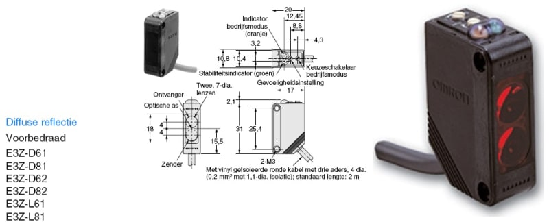 Photocell (E3ZD61)