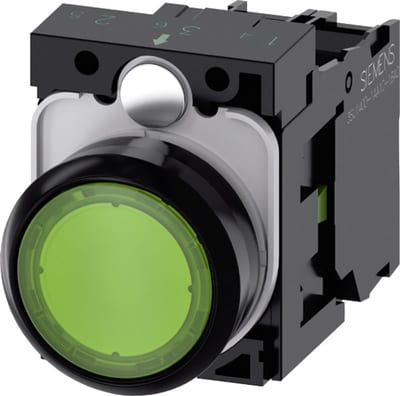 Siemens SIRIUS ACT 22 mm command and signalling device 3SU1106-0AB401-1BA0