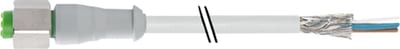 M12 Round PVC 5X0.34 SHIELDED GREY, 5M