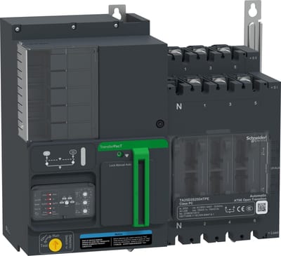 Schneider Electric TransferPacT Automatic, 200A, 400V, 3P, Rotary, frame 250A TA25D3S2004TPE