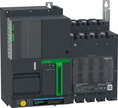 Schneider Electric TransferPacT Remote, 250A, 400V, 4P, Remote, frame 250A TR25D4R2504TPE
