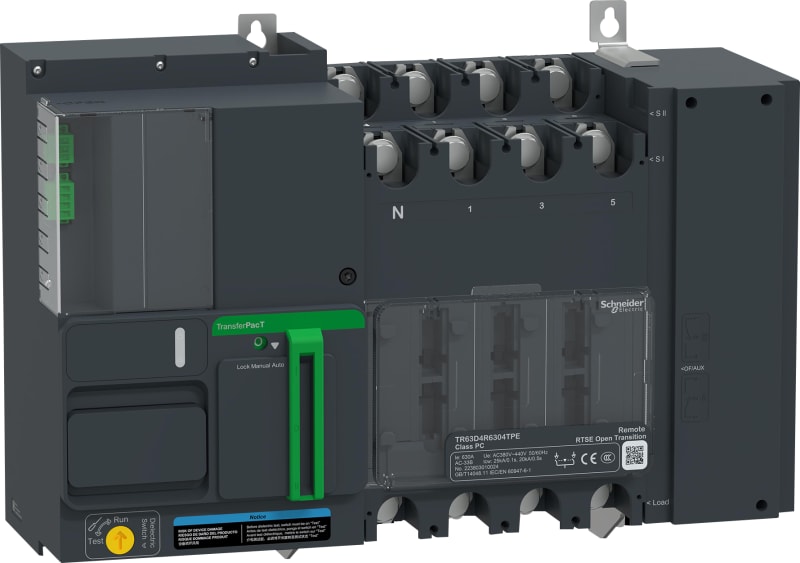 Schneider Electric TransferPacT Remote, 630A, 400V, 4P, Remote, frame 630A TR63D4R6304TPE