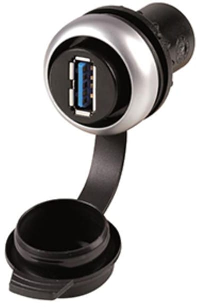 Connectionslead-through, RMQ (M22-USB)