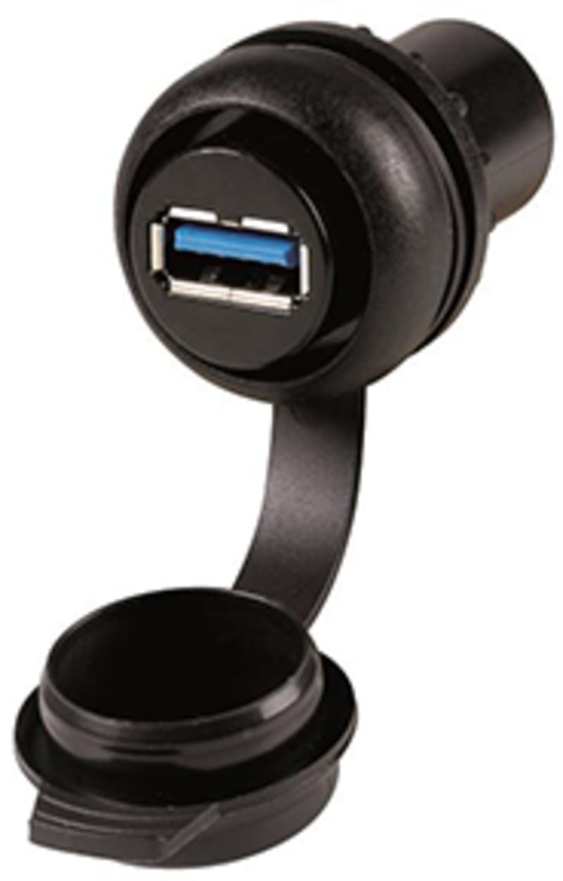 Connectionslead-through, RMQ (M22S-USB)