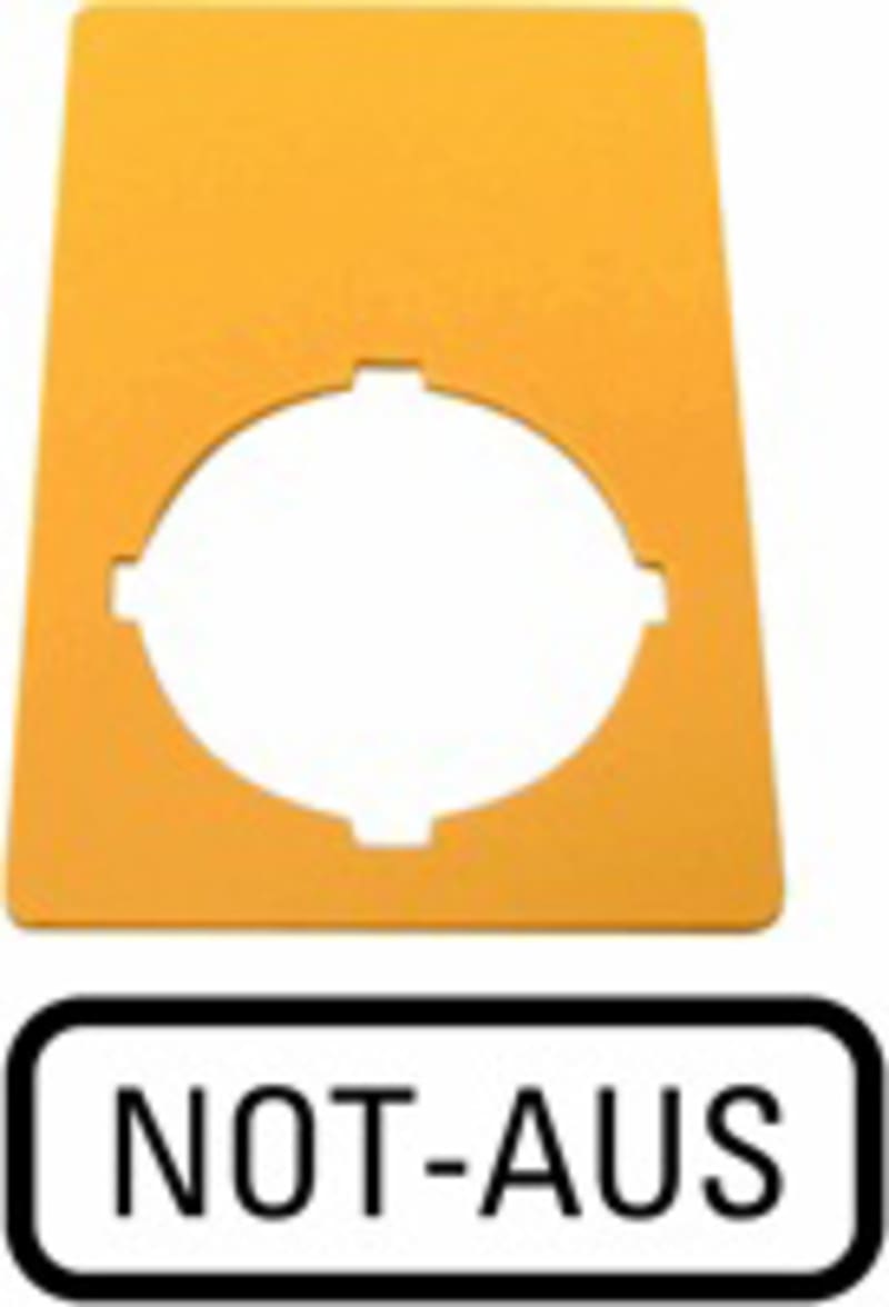Emergency stop marker, RMQ (M22-XZK-D99)
