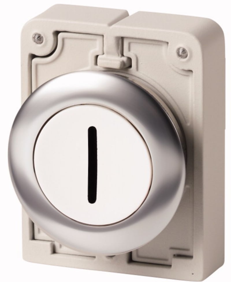 Push-button, Flat Front (M30C-FDR-W-X1)