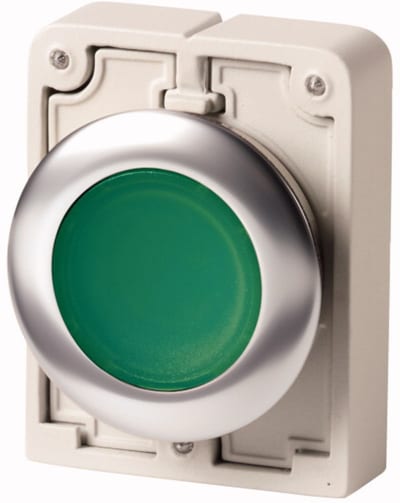 Illuminated Push Button Flat Front (M30C-FDL-G)