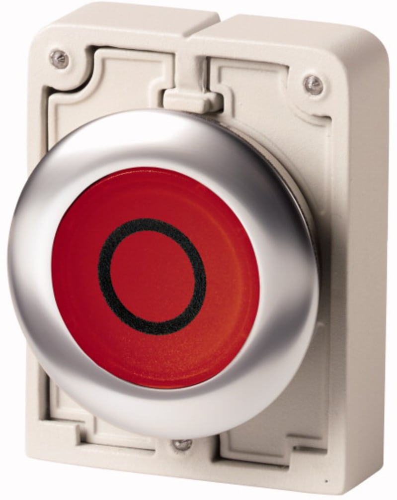 Illuminated Push Button Flat Front (M30C-FDRL-R-X0)