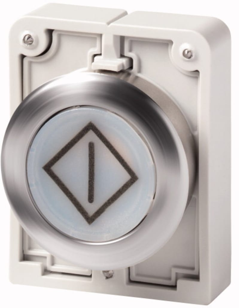 Illuminated Push Button Flat Front (M30C-FDL-W-X100)