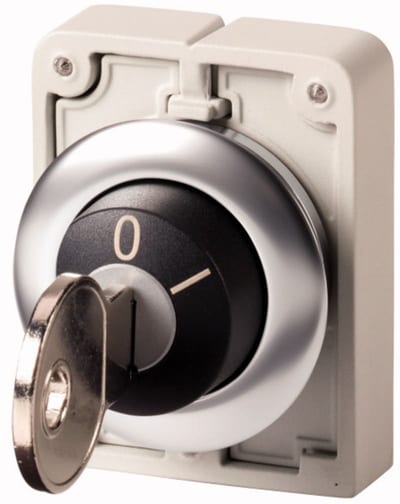 Key switch, Flat Front (M30C-FWRS-MS3-A1)