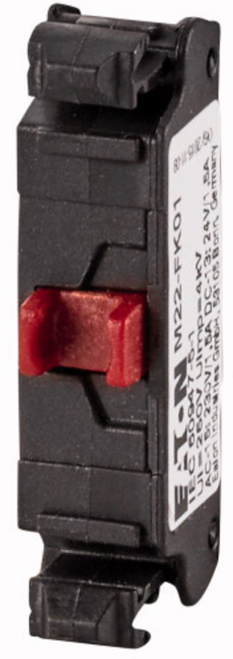 Connector element, flat rear (M22-FK01)