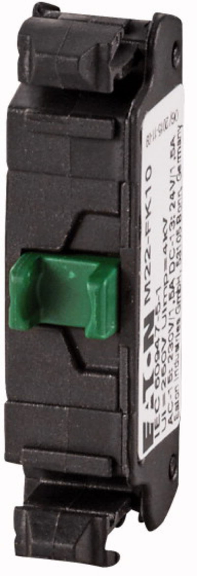 Connector element, flat rear (M22-FK10)