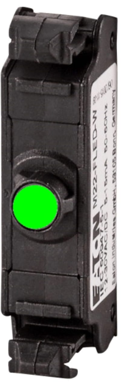 LED element, flat rear (M22-FLED-G)