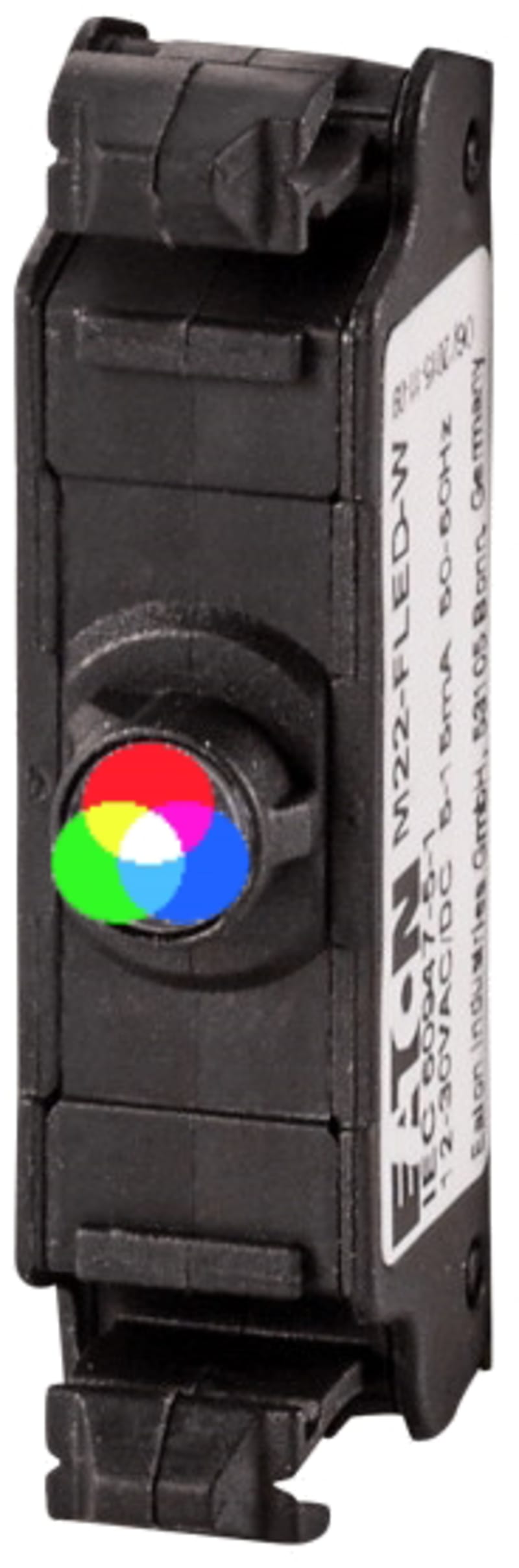 LED element, flat rear (M22-FLED-RGB)