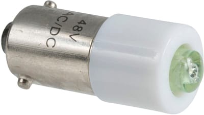 Schneider Electric LED bulb with BA9S base - green - 24 V AC/DC DL1CJ0243