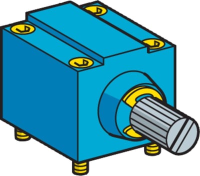 Telemecanique ZC2JE03 Limit Switch Operating Head, Rotating axis