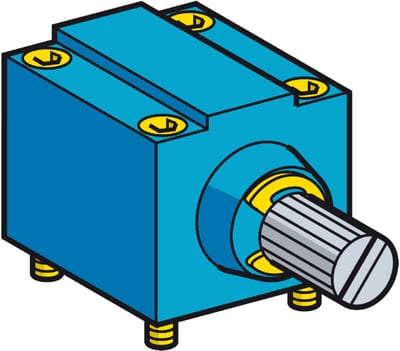 Telemecanique ZC2JE09 Limit Switch Operating Head, Rotating axis