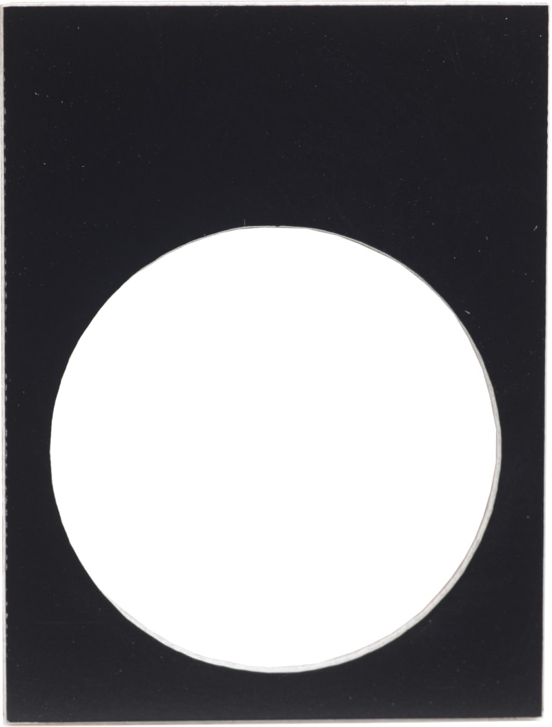 Sign Black / RED BOTTOM,40X30MM (ZB2BY2101)