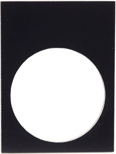 Sign Black / RED BOTTOM,40X30MM