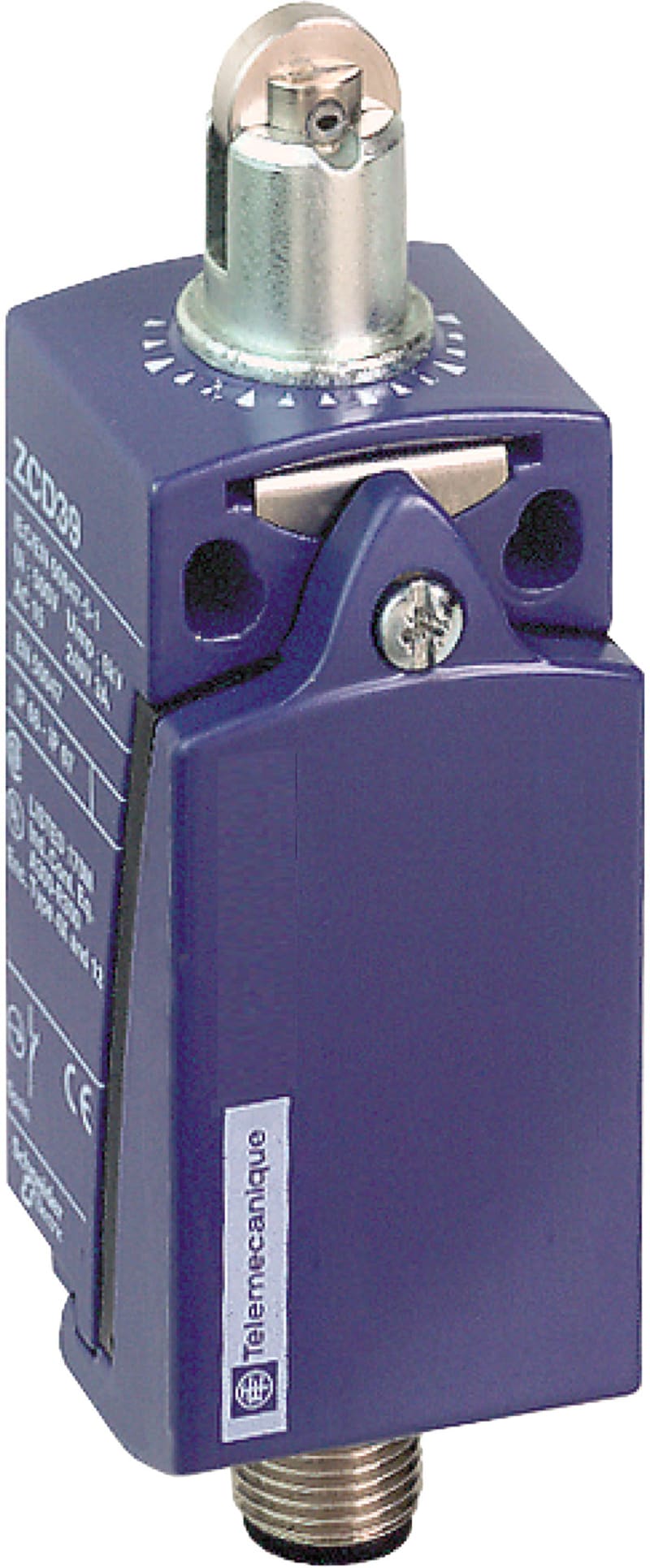 Telemecanique XCKD2102M12 Limit Switch, Metal Plunger, M12 connector