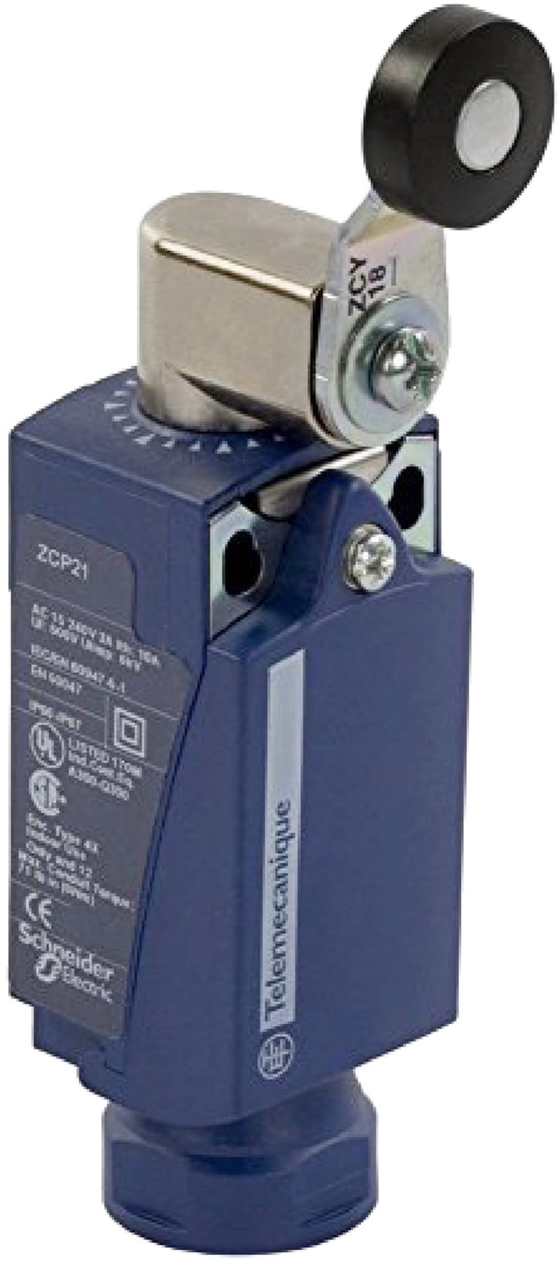 Telemecanique XCKP2118M12 Limit Switch, Roller Lever Arm, M12 connector