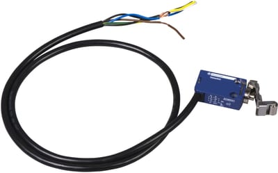 Telemecanique XCMD2124L1 Limit Switch, Spring-Return Lever Plunger, Metal Body, 1 m cable