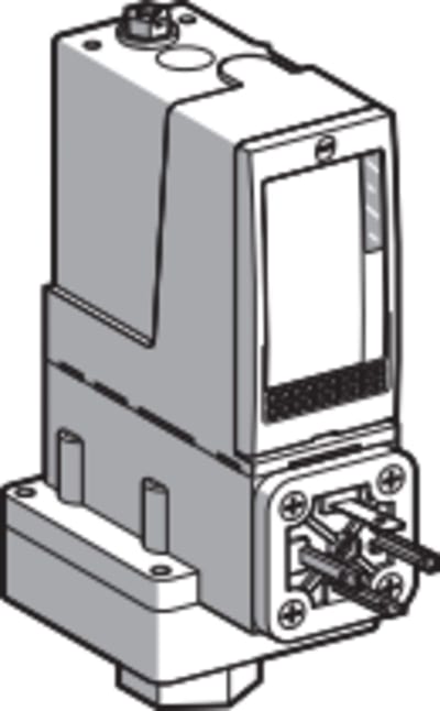 Telemecanique XMLA002A2C11 Pressure Switch, 0–2.5 bar, DIN connector