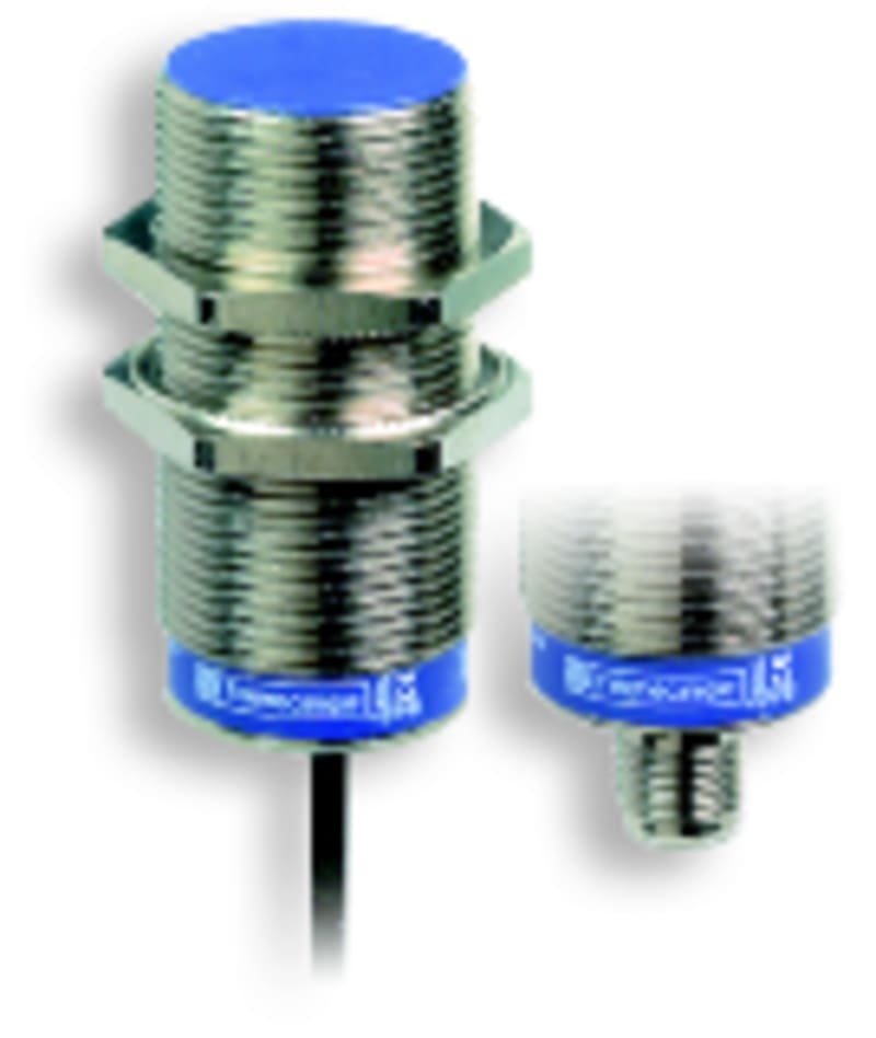 Telemecanique OsiSense XS530BLPBL2 Inductive Proximity Sensor — M30 barrel, Sn 10 mm, PNP, NC, pre-wired cable (2 m)