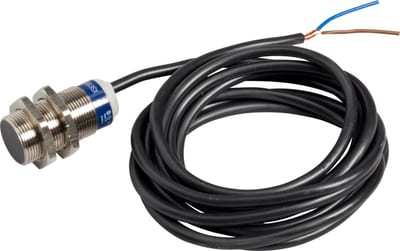 Telemecanique OsiSense XS612B3DAL2 Inductive Proximity Sensor — M12 barrel, Sn 4 mm, 2-Wire DC, NO, pre-wired cable (2 m)