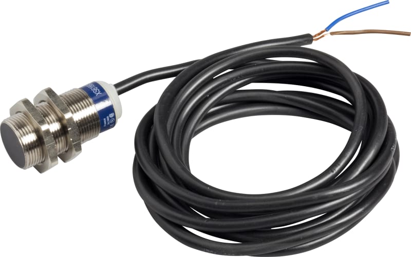 Telemecanique OsiSense XS612B3DBL2 Inductive Proximity Sensor — M12 barrel, Sn 4 mm, 2-Wire DC, NC, pre-wired cable (2 m)