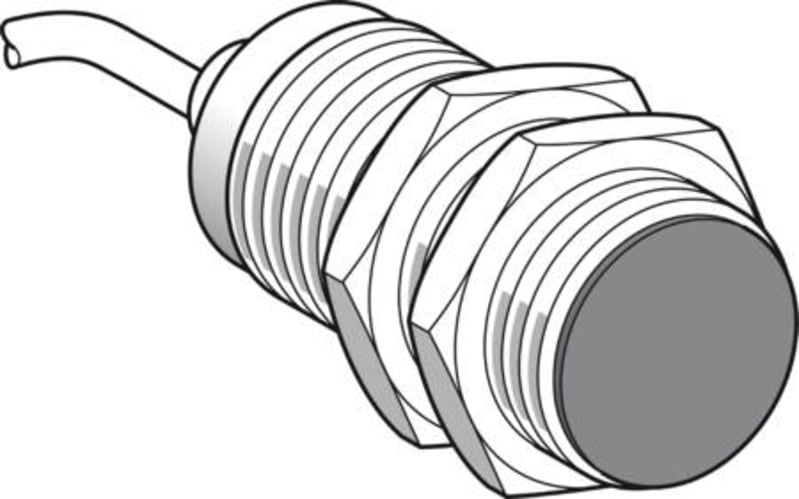 Telemecanique OsiSense XS630B1DAL2 Inductive Proximity Sensor — M30 barrel, Sn 15 mm, 2-Wire DC, NO, pre-wired cable (2 m)