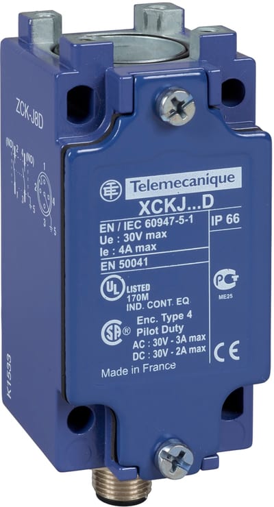 Telemecanique ZCKJ5D Limit Switch Body, Metal, NO+NC, Slow-break