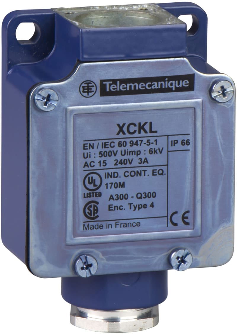 Telemecanique ZCKL5 Limit Switch Body, Metal, NO+NC, Slow-break, 5 m cable