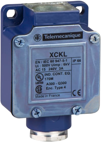 Telemecanique ZCKL5 Limit Switch Body, Metal, NO+NC, Slow-break, 5 m cable