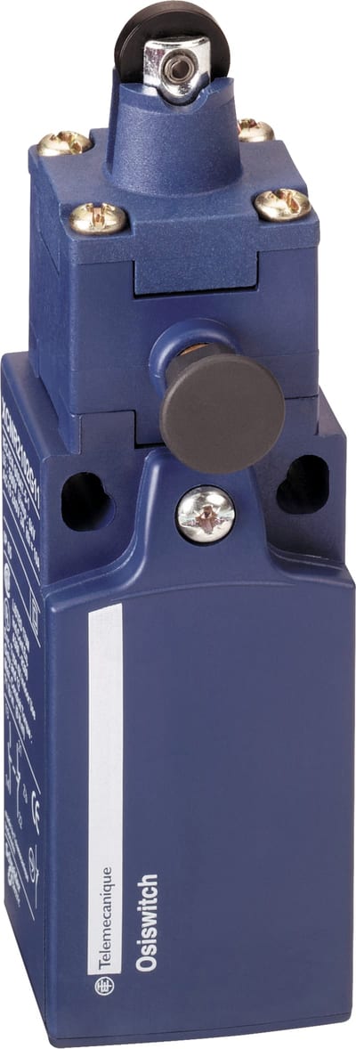 Telemecanique XCNR2102P20 Limit Switch, Plunger, 1 NC + 1 NO, M20 entry